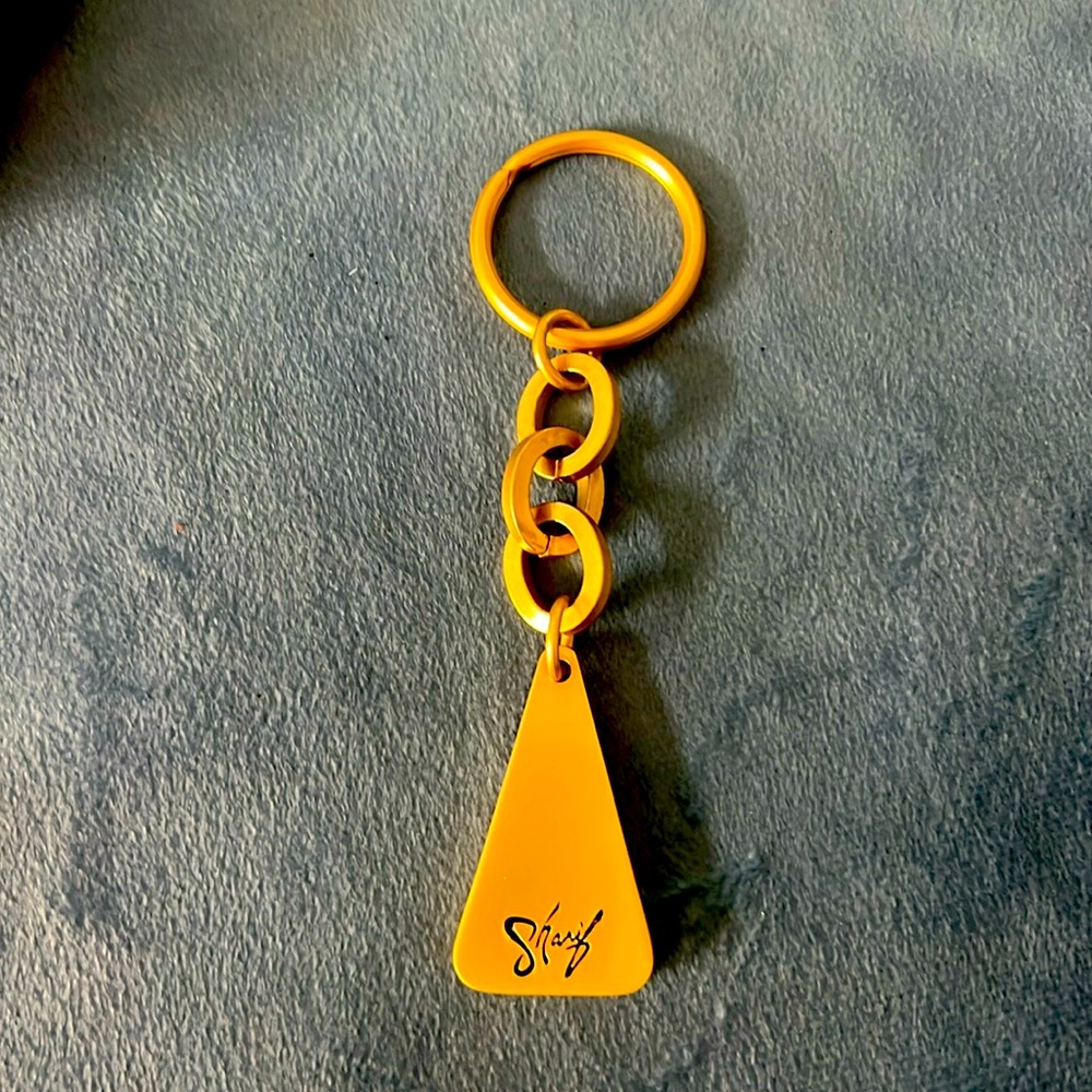 Gold Sharif key chain